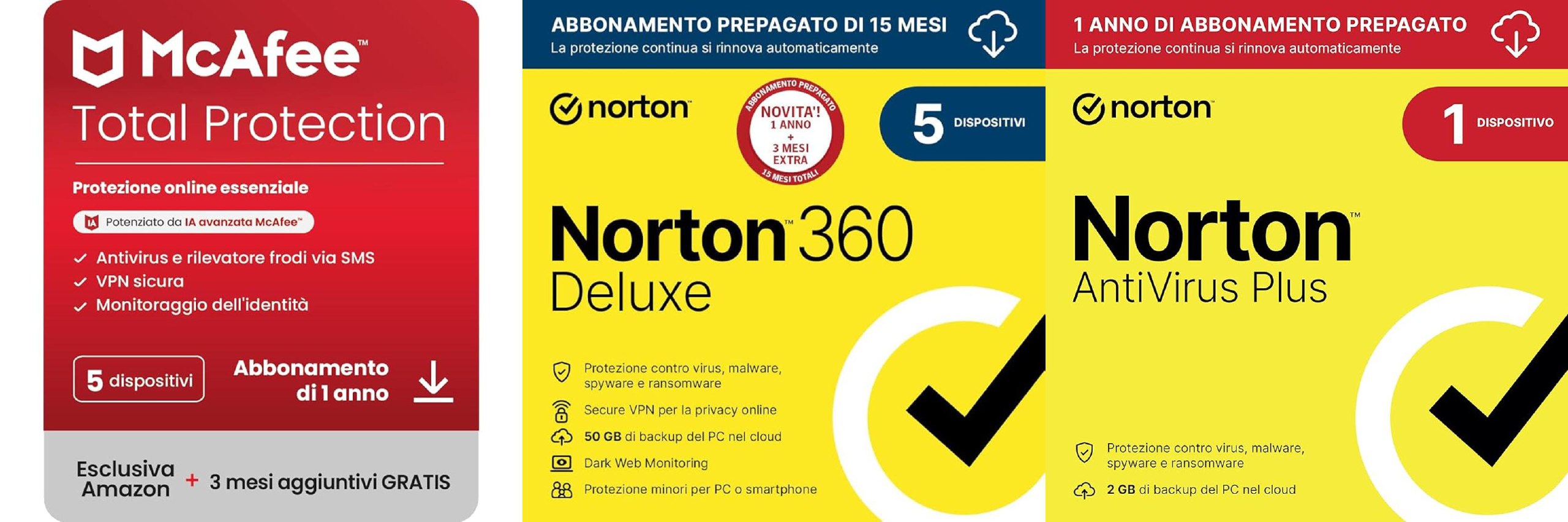 McAfee Total Protection fino al 80% off Deal