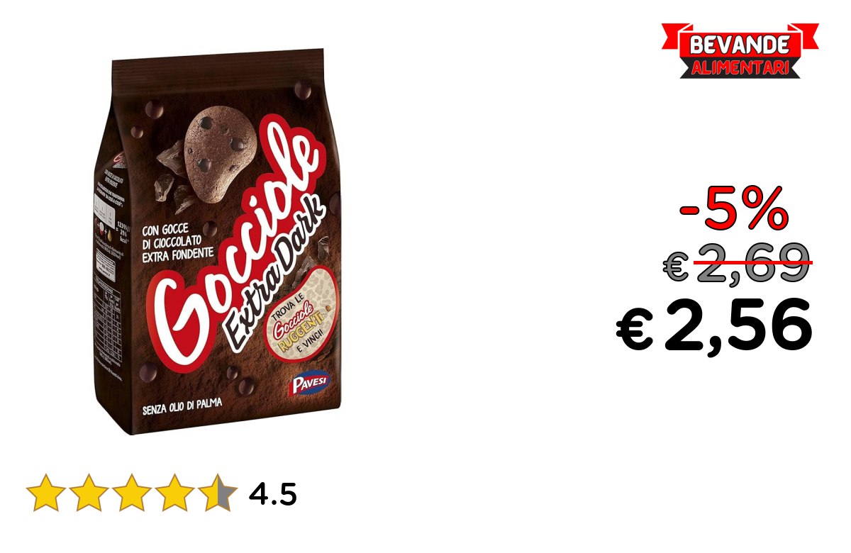 Pavesi Biscotti Frollini: fino al 5% di sconto Offerta