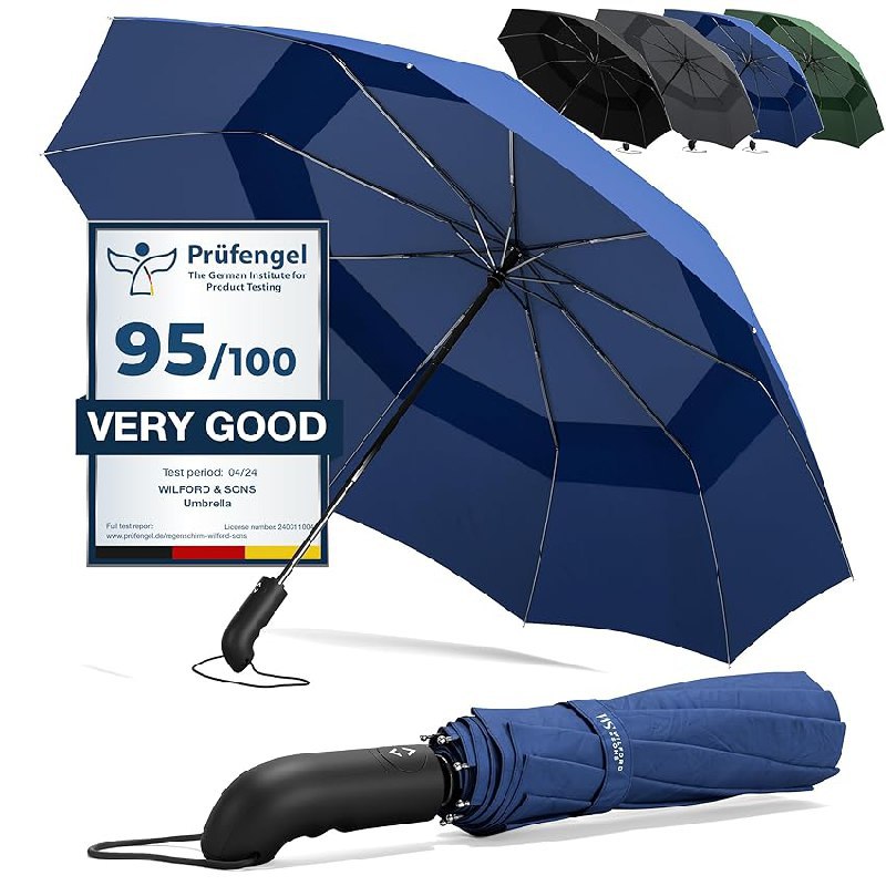 Ombrello Antivento Ombrello Pieghevole Portatile: fino al 30% di sconto