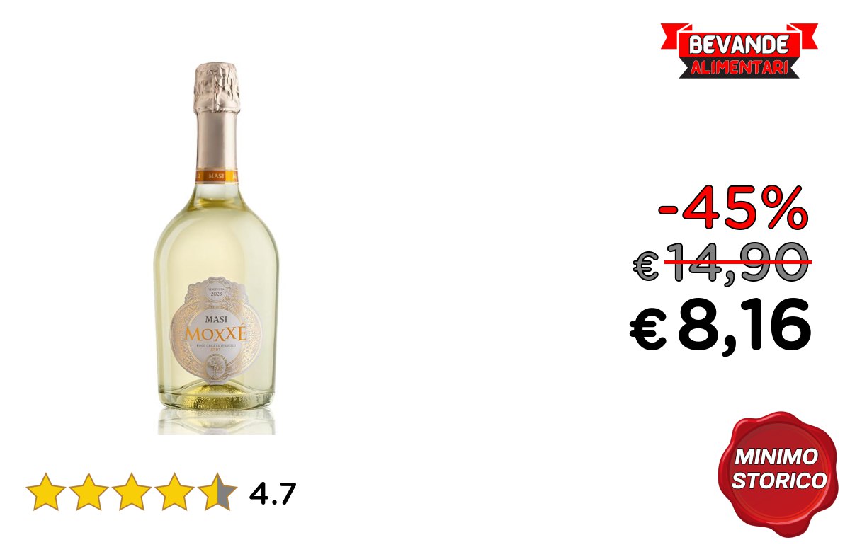 MASI ‘MOXXÉ’ 2023 fino al 45% off Offerta
