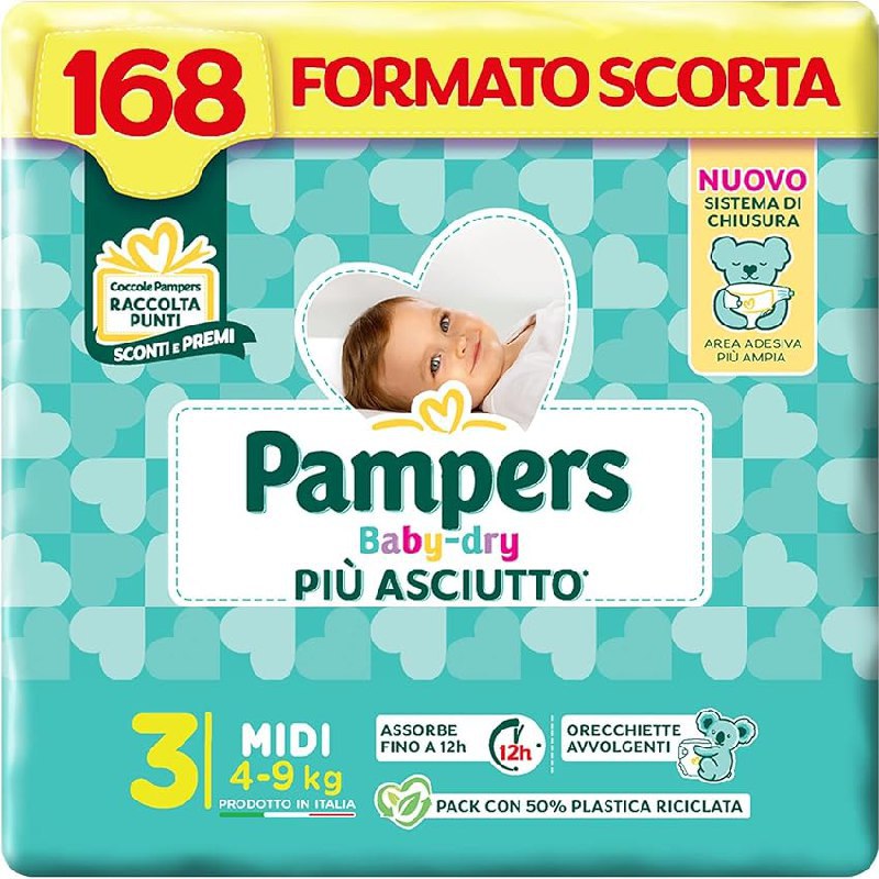 Pampers Baby Dry: fino al 50% su Offerte Deal
