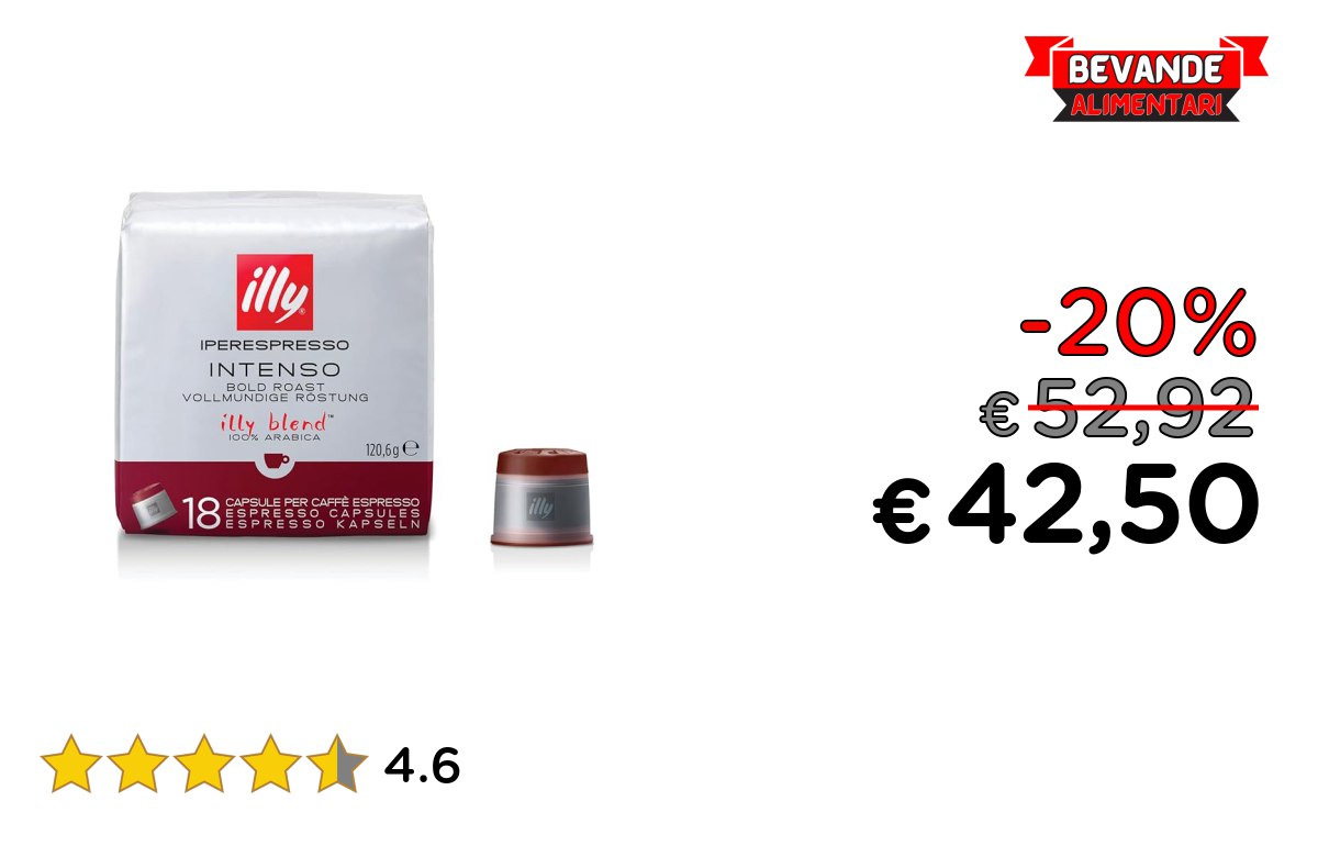 illy Capsule Caffè Iperespresso: fino al 20% di sconto