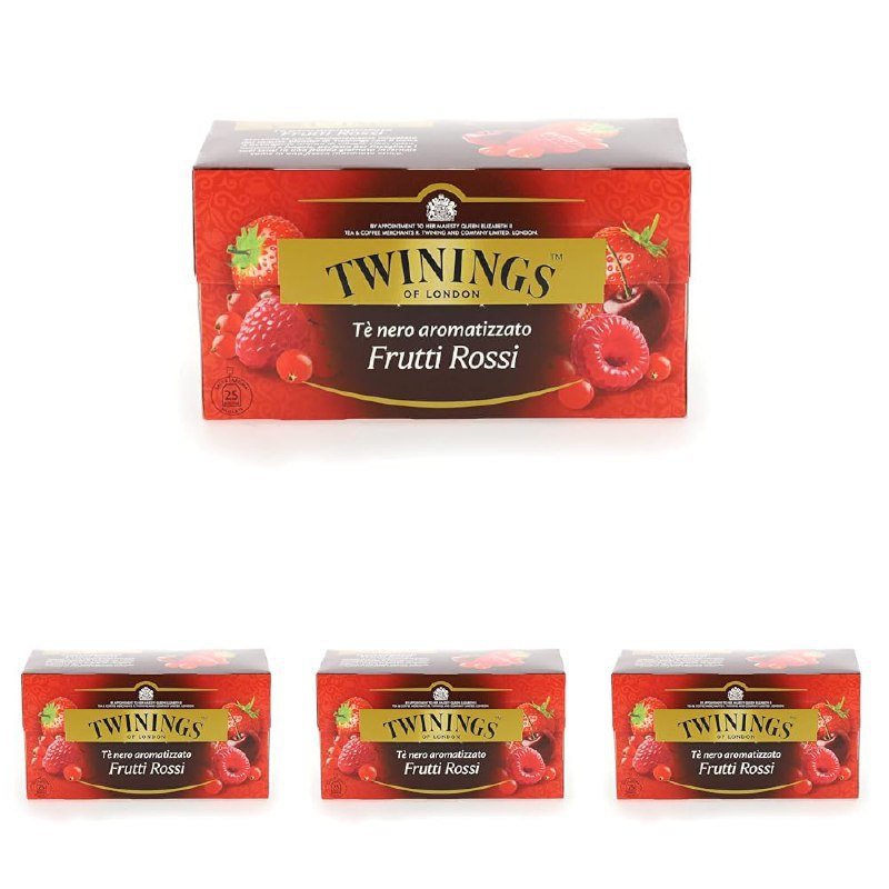Twinings Tè Nero ai Quattro Frutti Rossi, fino al 21% off Deal