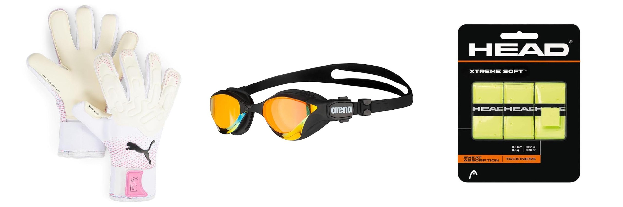 Guanti, Occhialini e Accessori Tennis: fino al 45% di sconto