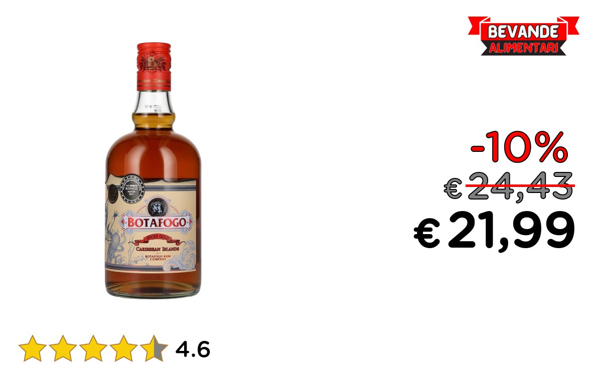 Botafogo SPICED GOLD fino al 10% di sconto Deal