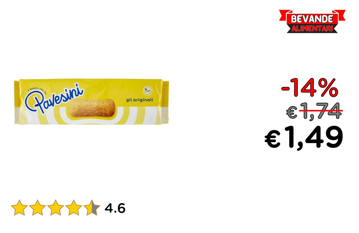 Pavesi Pavesini Classici fino al 14% di sconto