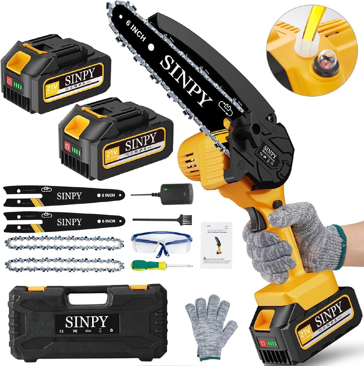 Mini Motosega a Batteria con 64% di sconto Deal