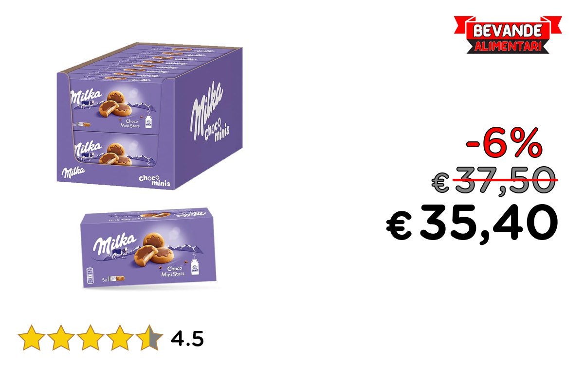Milka, Choco Minis: fino al 6% di sconto Offerta