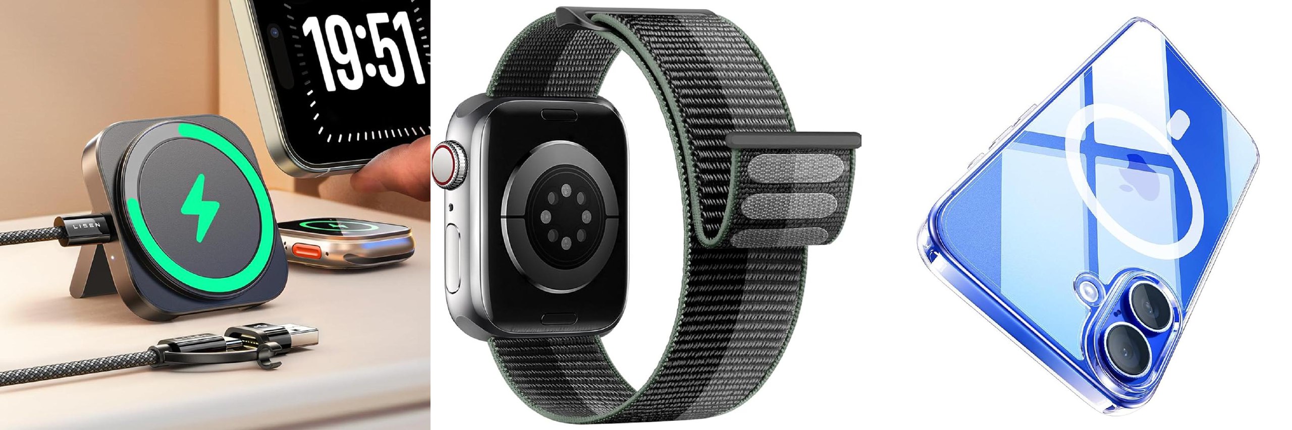 Caricatore wireless 3-in-1 per iPhone: fino al 45% off Deal