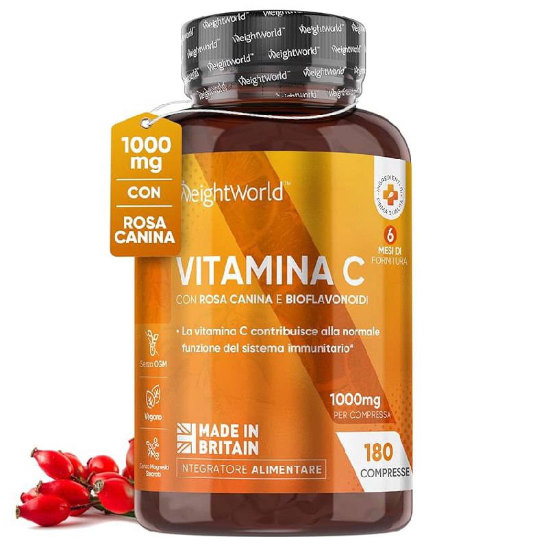 Vitamina C 1000mg Con Rosa Canina: fino al 50% off Deal