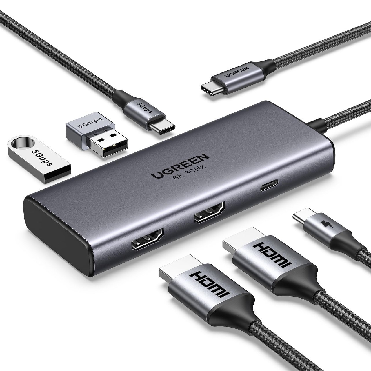 UGREEN Revodok 206 Hub USB C fino al 35% di sconto