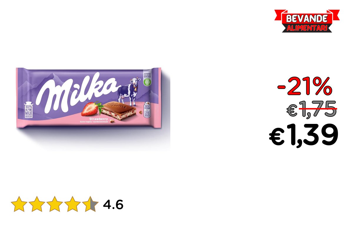 Milka – Offerta fino al 21% Deal