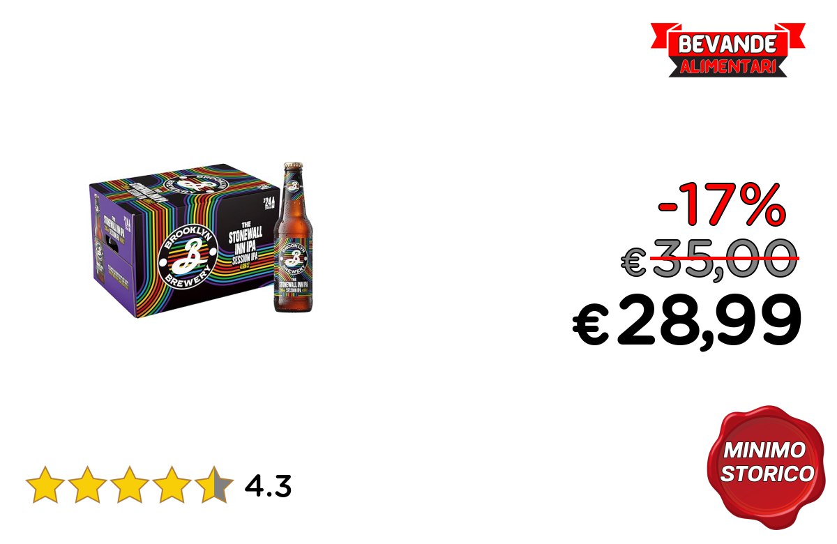 Brooklyn SWIIPA: fino al 17% di sconto su Amazon