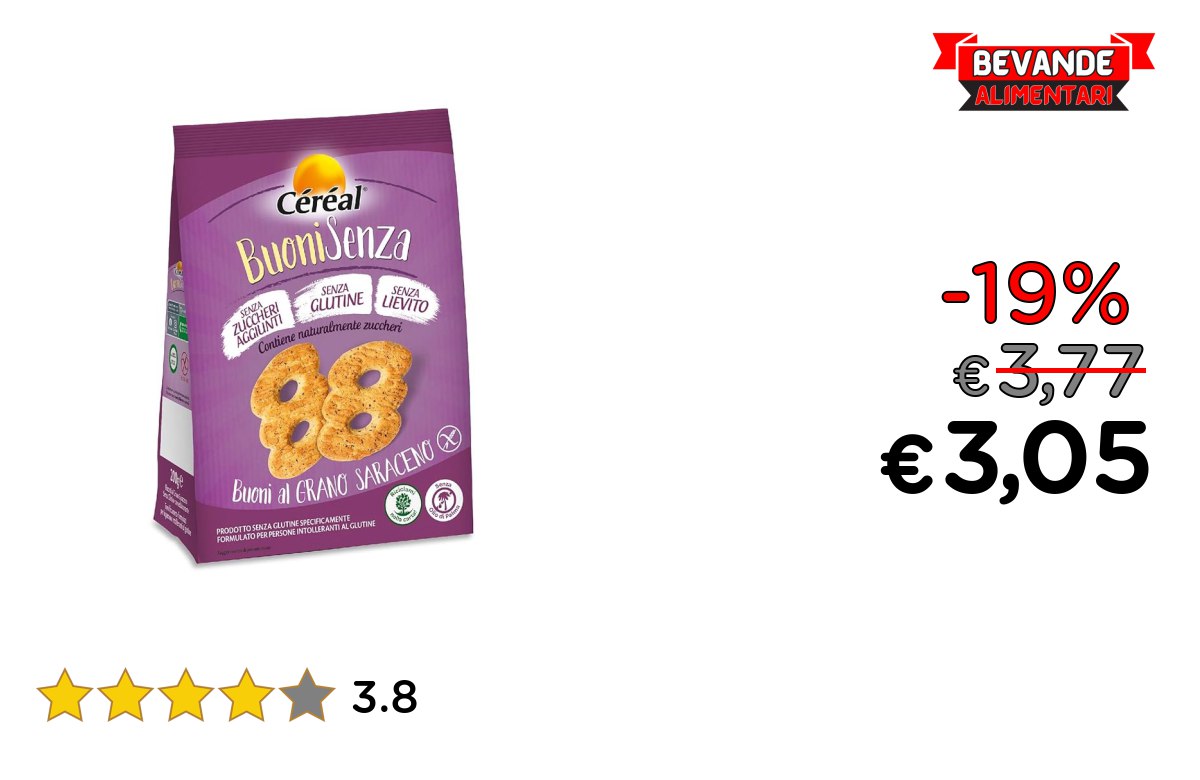 Céréal Buonisenza – fino al 19% di sconto Deal