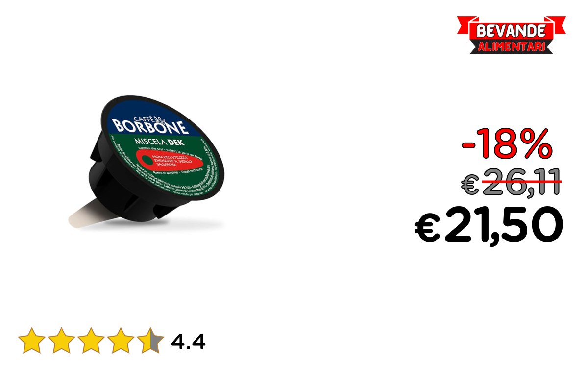 Caffè Borbone Cappelli – Fino al -18% di Sconto Deal