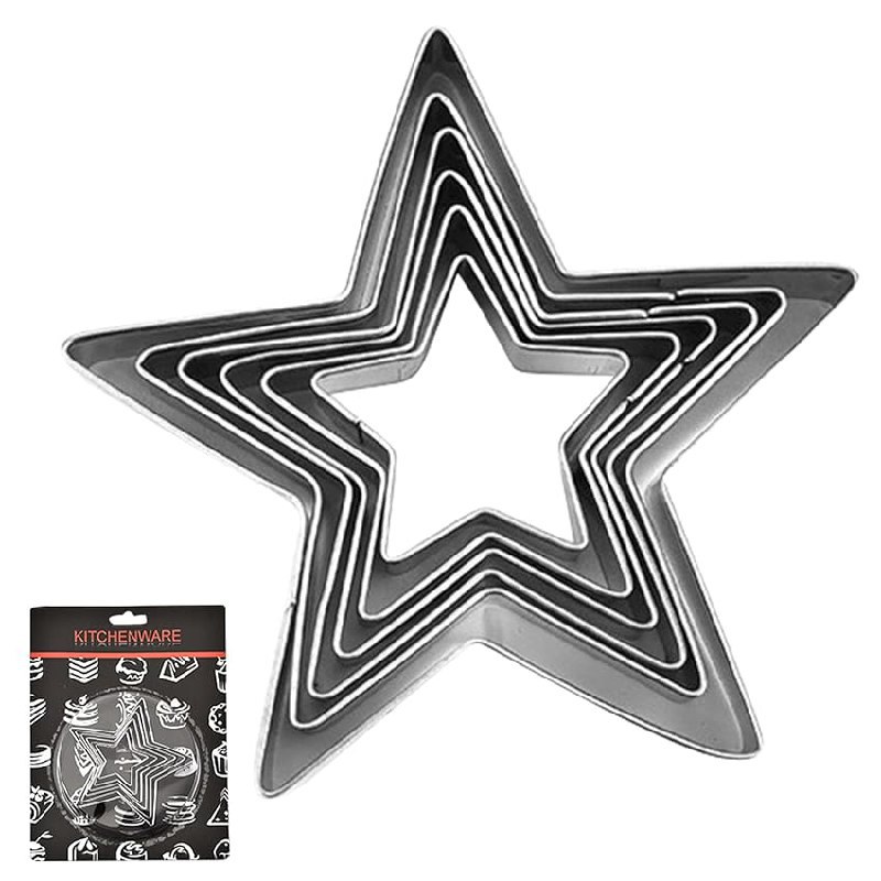 Set di 6 formine stella in acciaio inossidabile: fino al 50% di sconto Deal