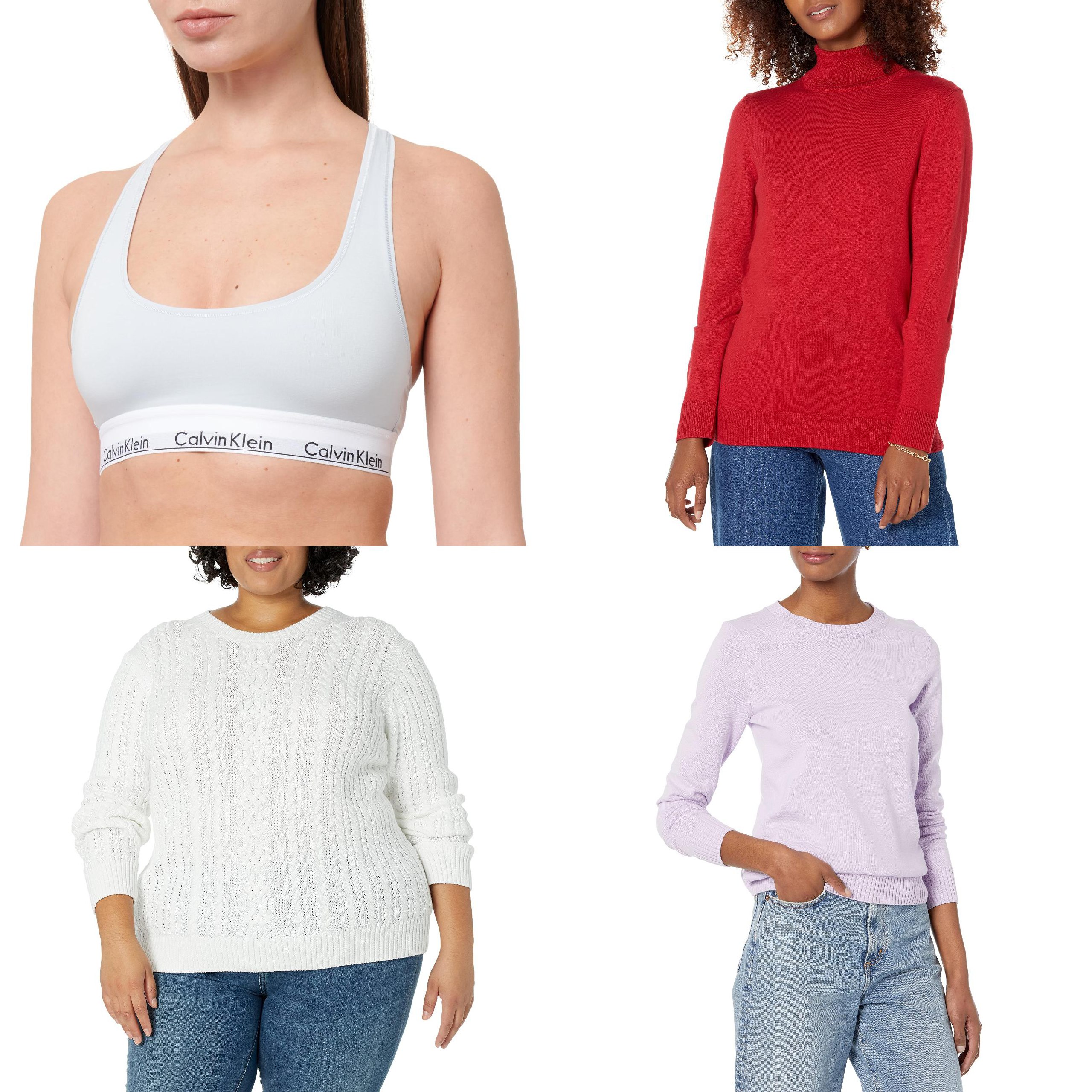 Calvin Klein Bralette e Amazon Maglioni fino al 48% off