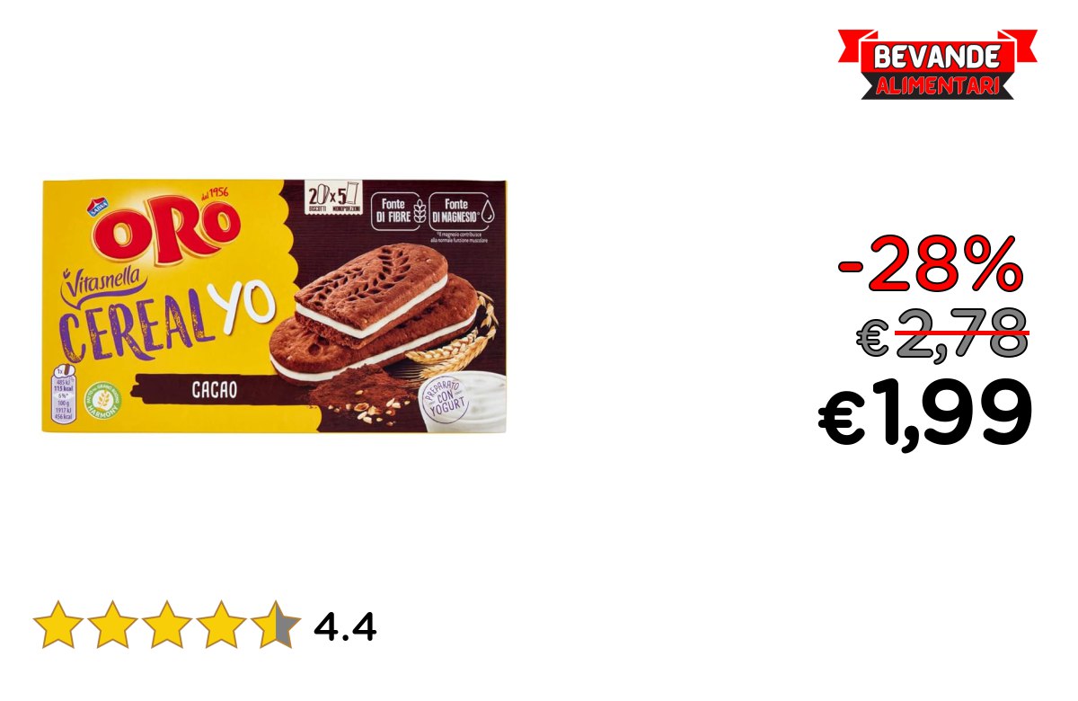 Oro Vitasnella fino al 28% off Deal
