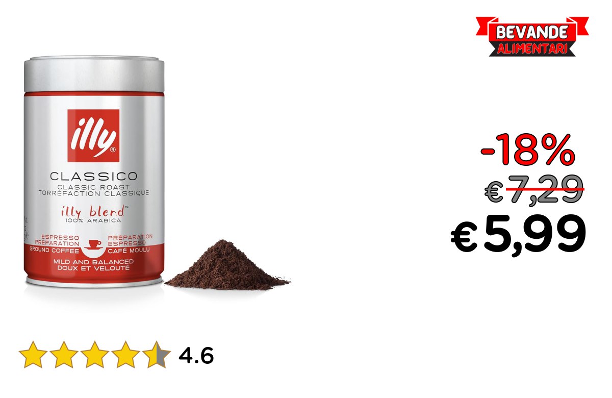 illy Caffè fino al 18% di sconto Deal