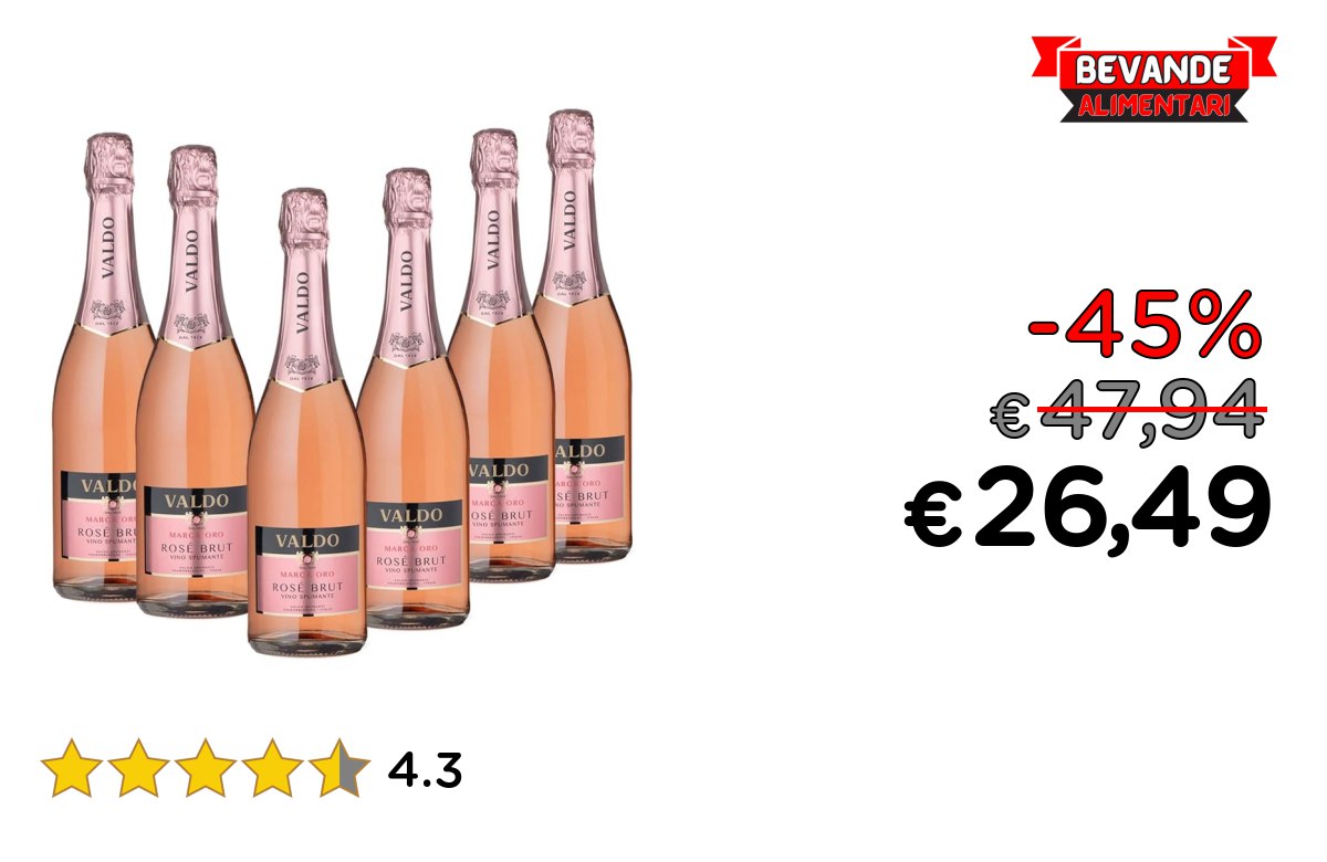 Valdo Marca Oro Spumante – fino al 45% di sconto