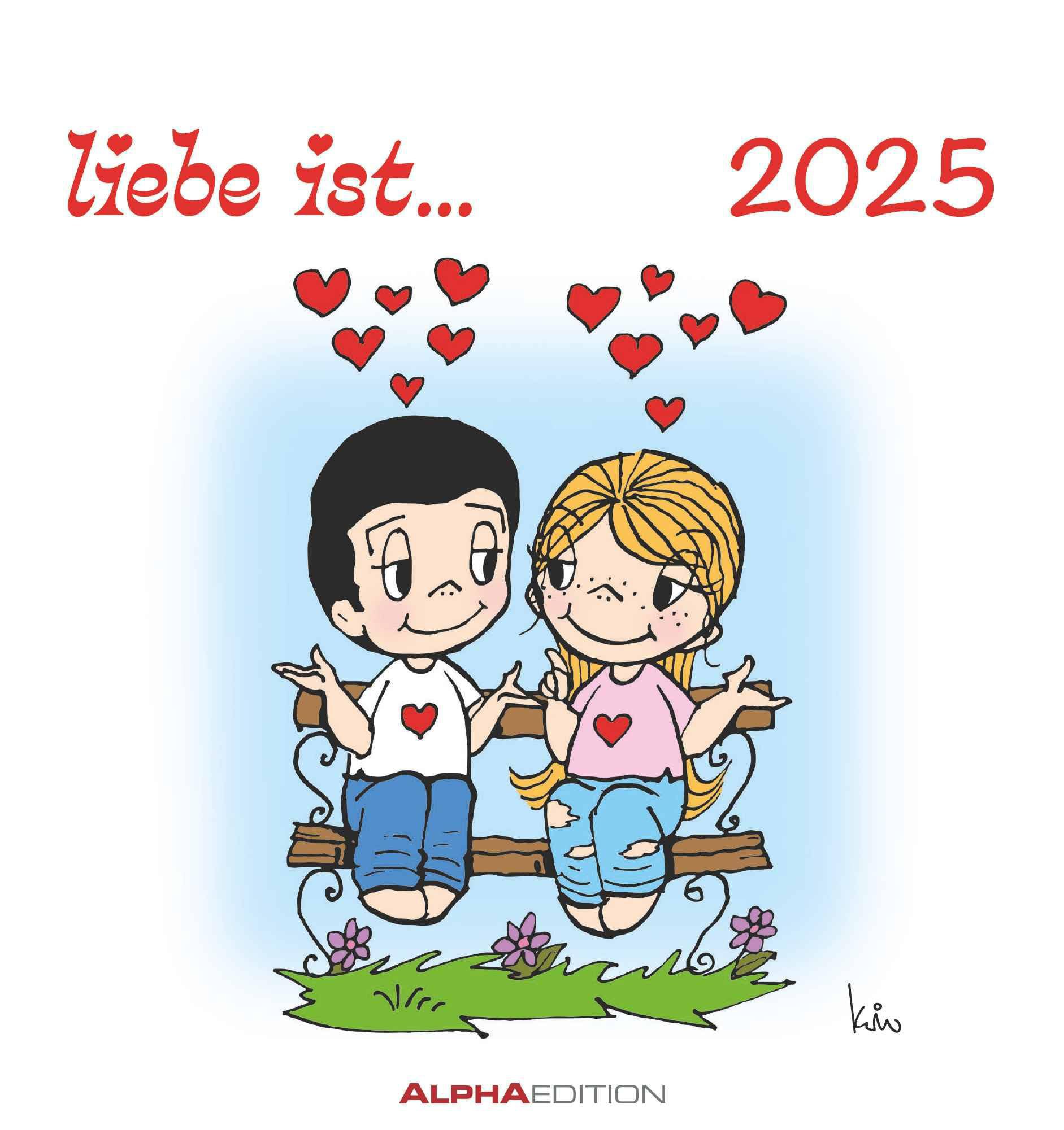 Liebe ist… 2025 – Calendario con sconto fino al 39%