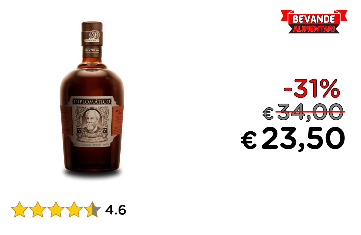 Diplomático Mantuano: fino al 31% di sconto Deal