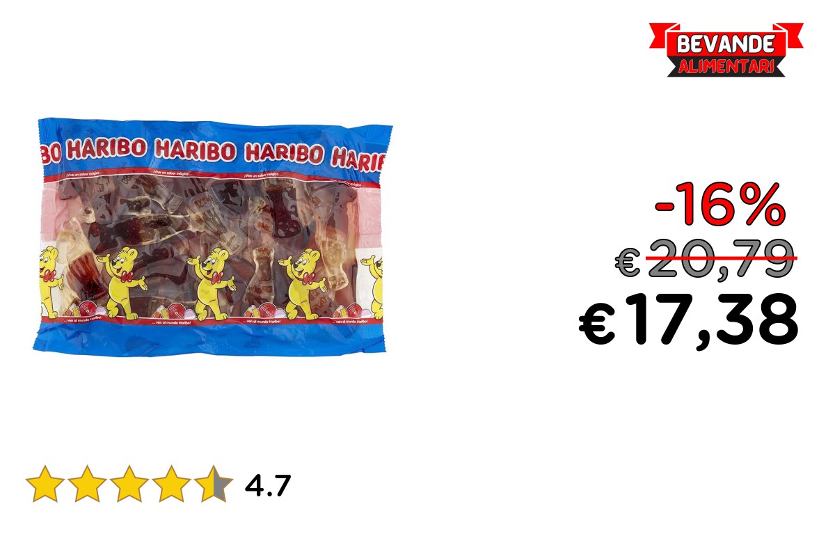 Haribo Mega Cola fino al 16% di sconto Deal