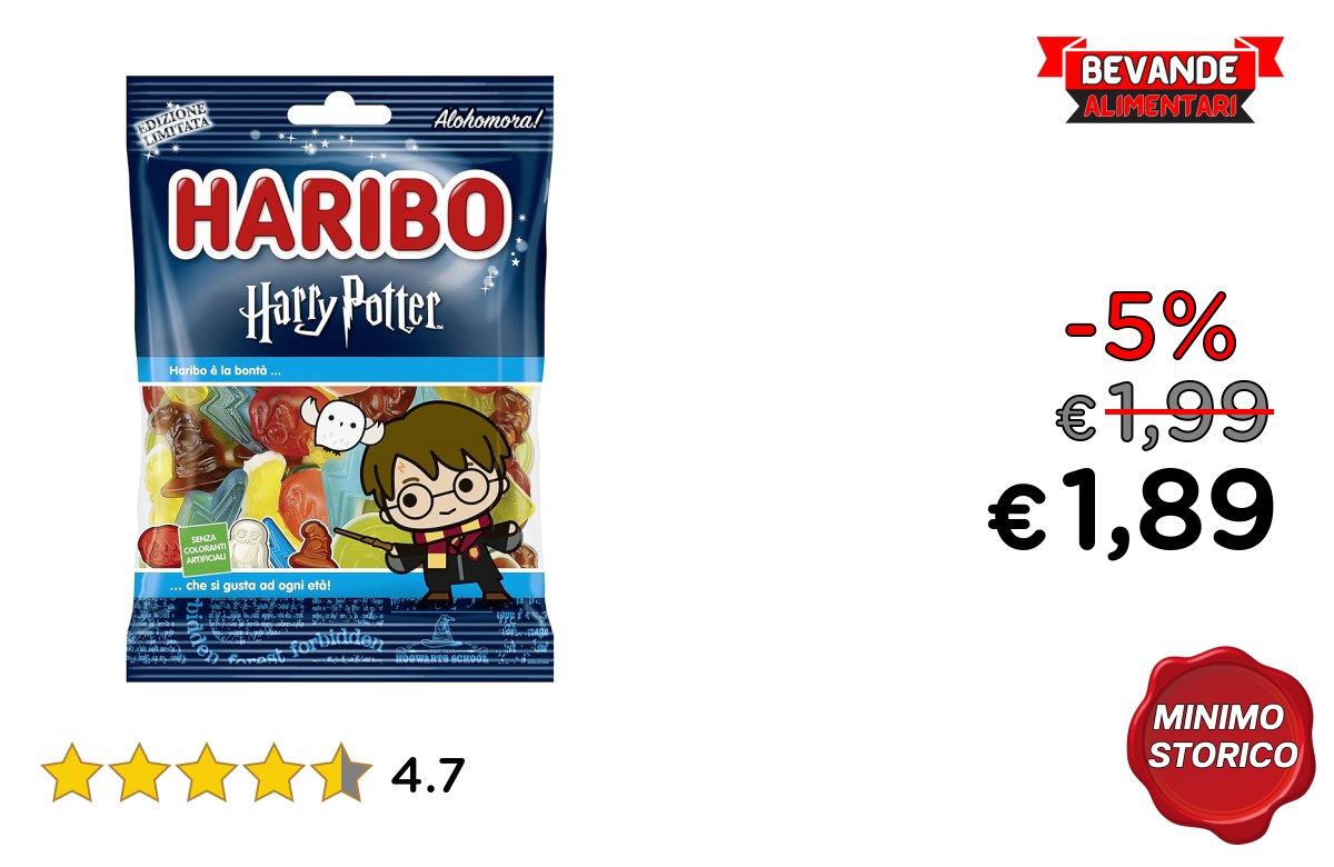 Haribo Harry Potter: fino al 5% di sconto!