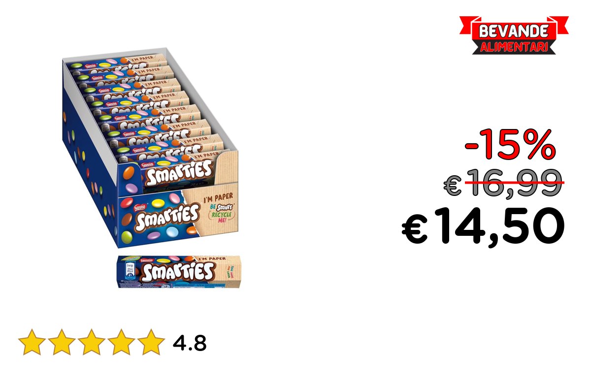 SMARTIES Confetti: fino al 15% di sconto Deal