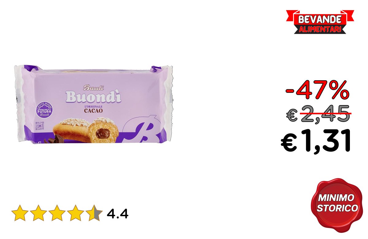 Bauli Bondì al Cacao fino al 47% di sconto Affare
