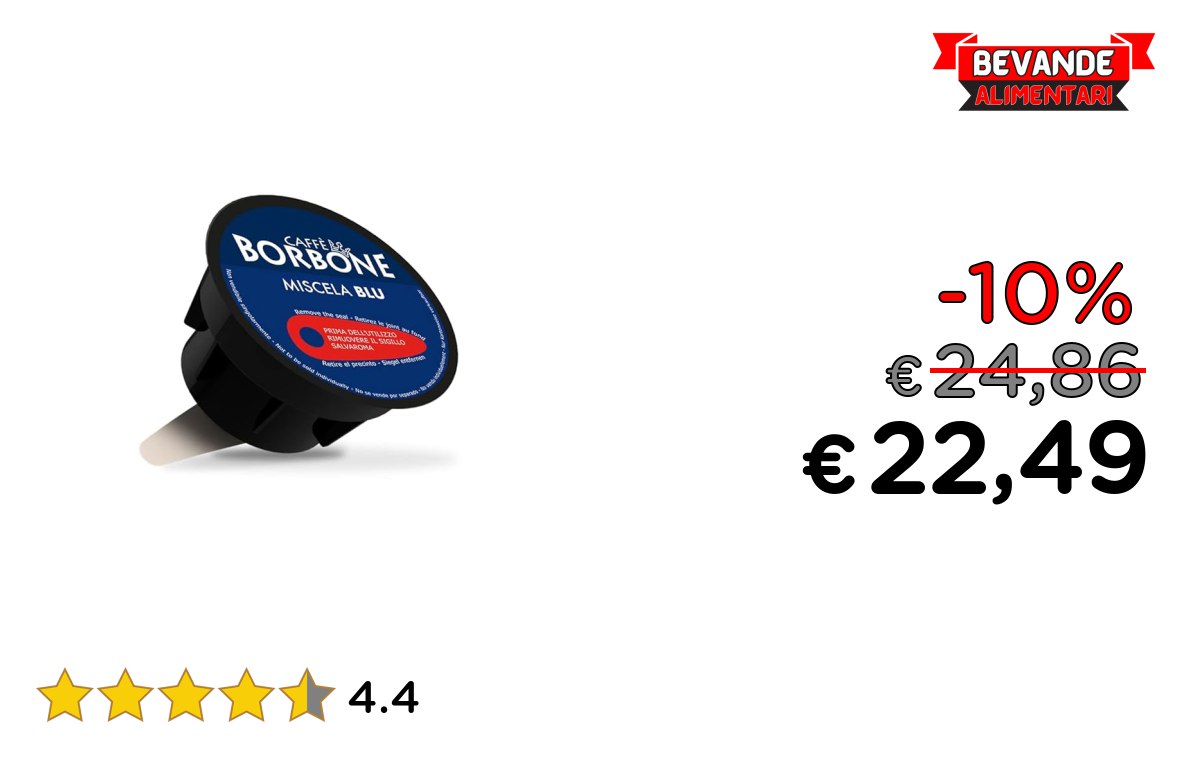Caffè Borbone Miscela Blu – fino al 10% di sconto