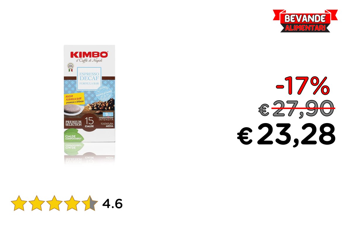 Kimbo Cialde Caffè up to 17% off Deal