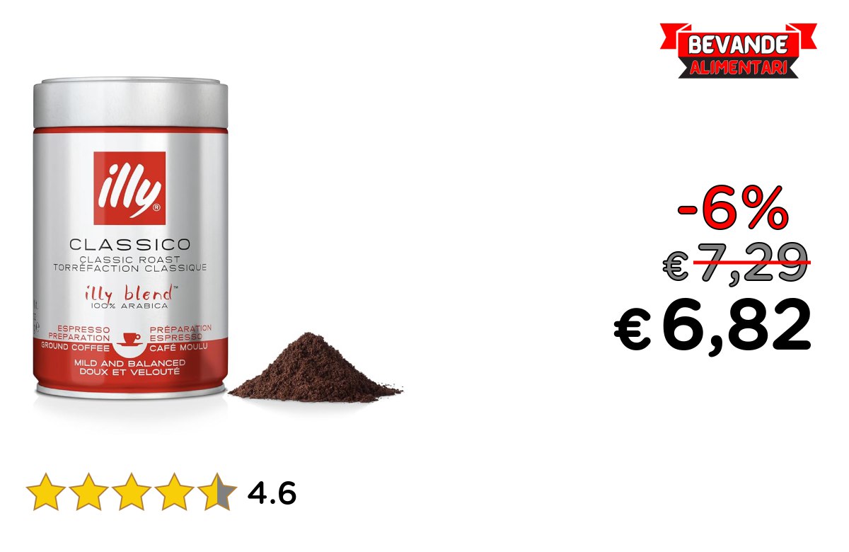 illy Caffè CLASSICO fino al 6% di sconto