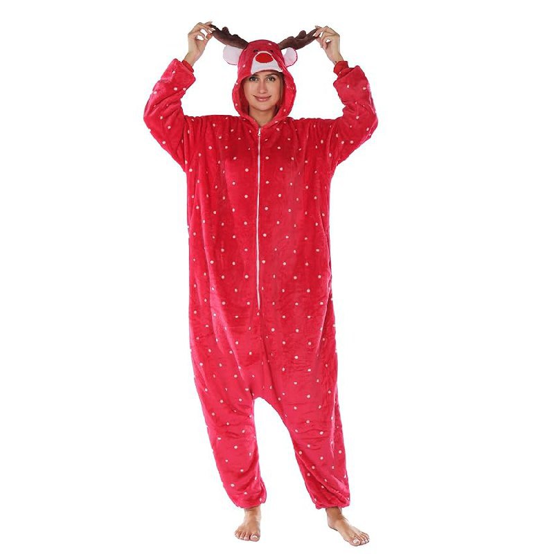 SPSHODOW Pigiama Unisex in Peluche fino al 50% off Deal