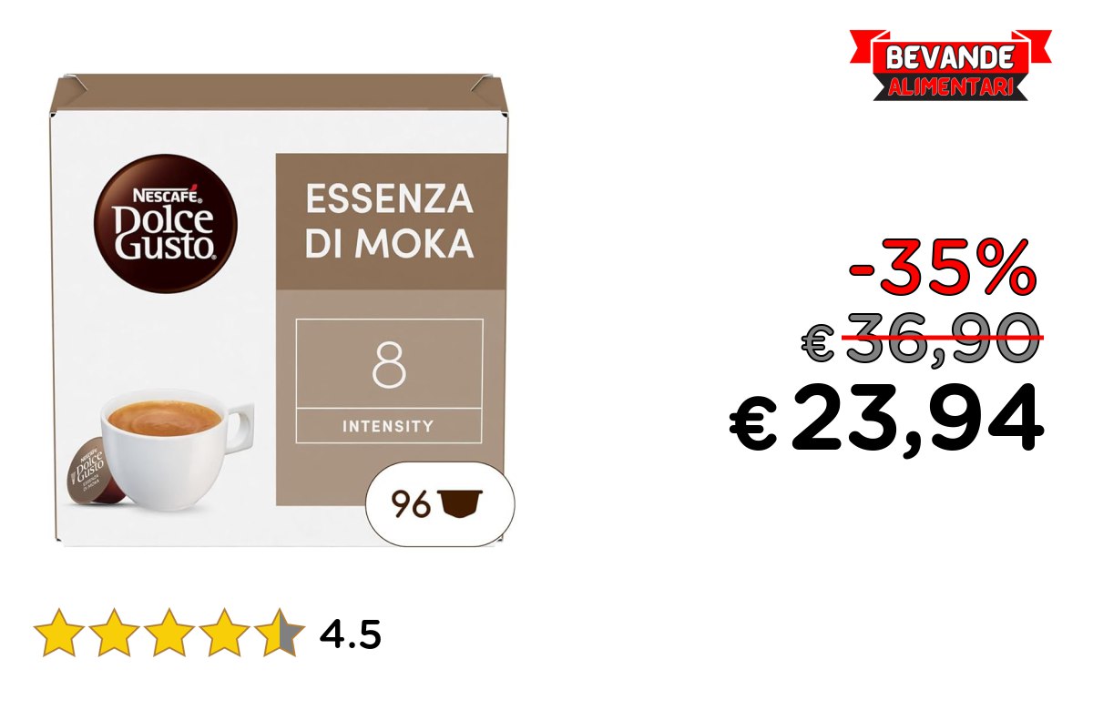 NESCAFÉ DOLCE GUSTO Essenza: fino al 35% di sconto