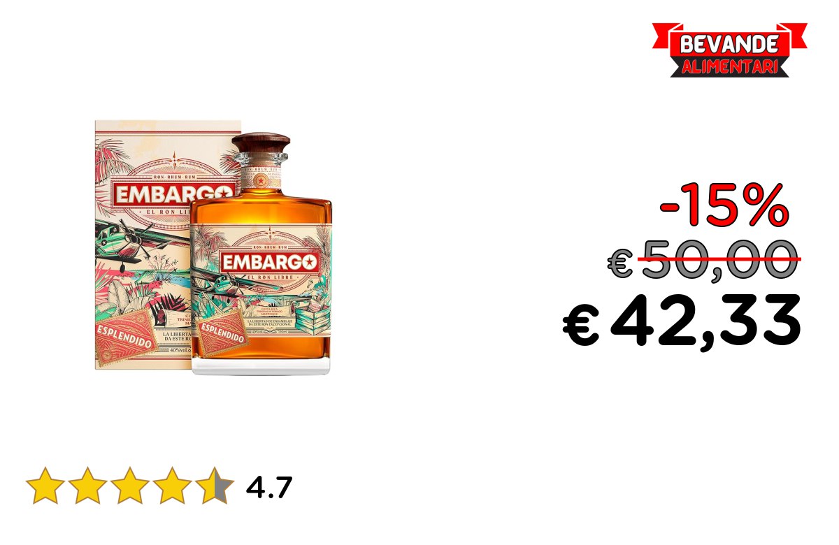 EMBARGO – Rum Esplendido up to 15% off Deal