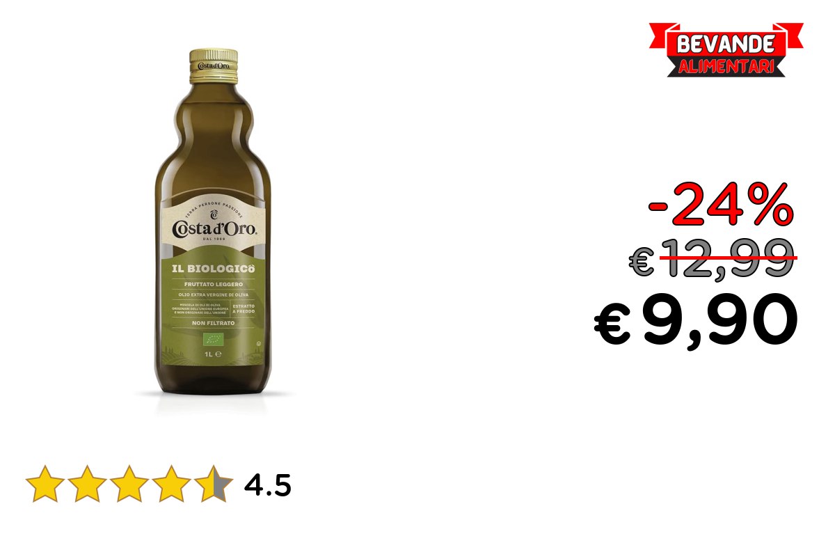 Costa d’Oro Olio – fino al 24% di sconto Deal