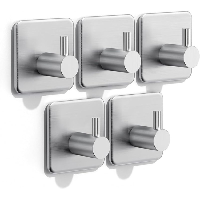 Set di 5 Ganci Adesivi in Acciaio Inox fino al 20% di sconto