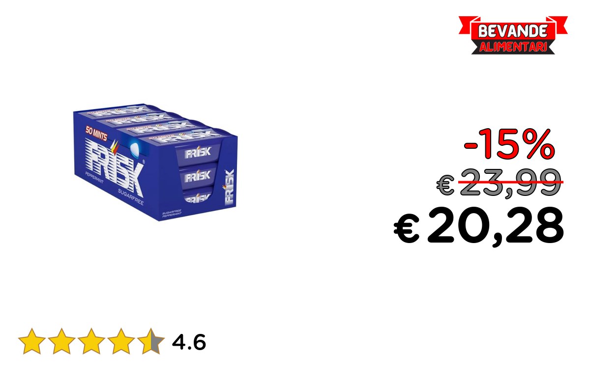 Frisk Peppermint fino al 15% di sconto Deal