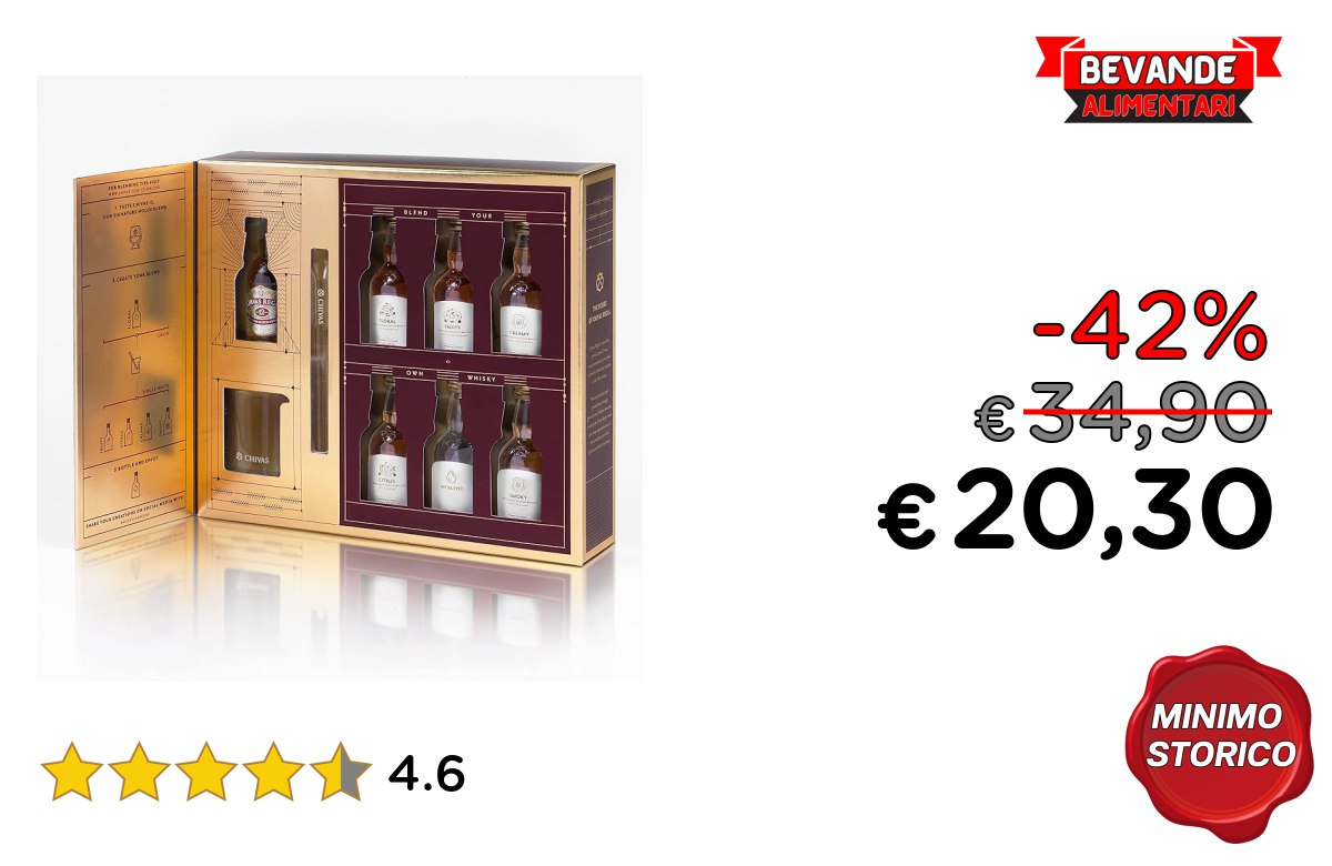 Chivas Whiskey The Blend – Fino al 42% di sconto Deal