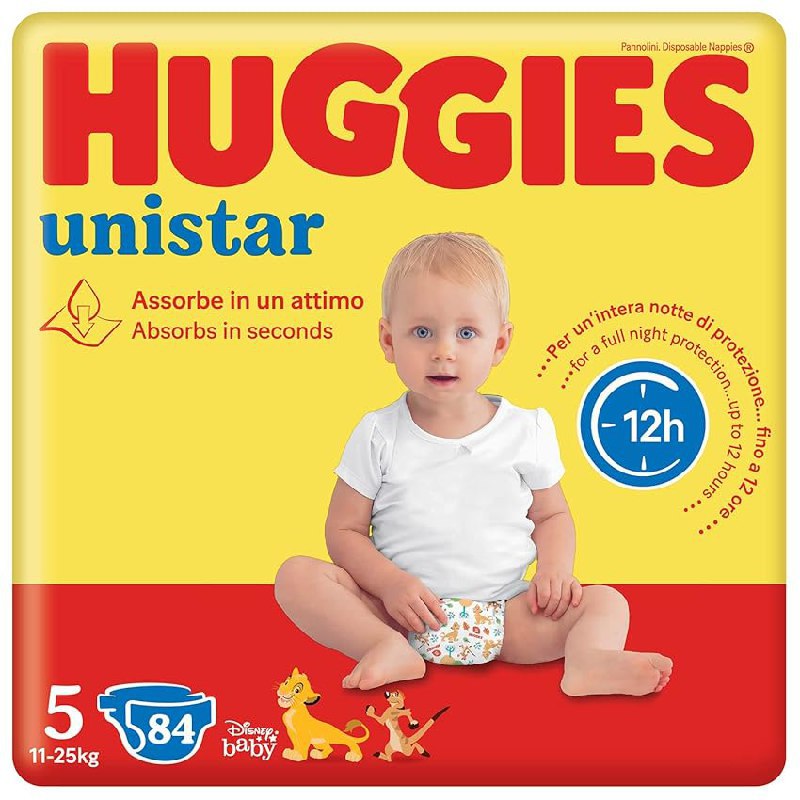 Huggies Unistar: Fino al 50% di sconto su Amazon