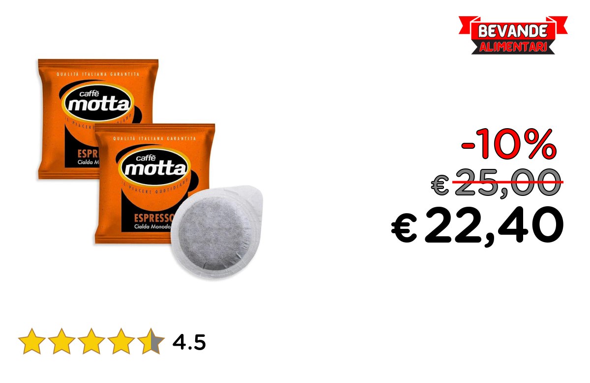 Caffè Motta Astuccio Espresso fino al 10% di sconto