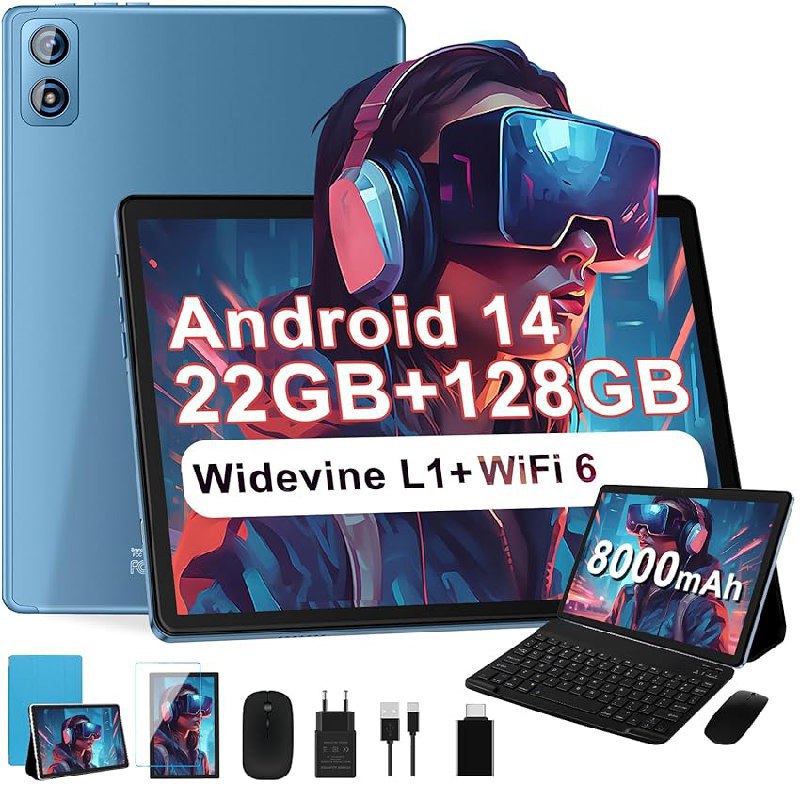 2025 Newest Tablet 10 pollici Android 14 fino al 50% di sconto