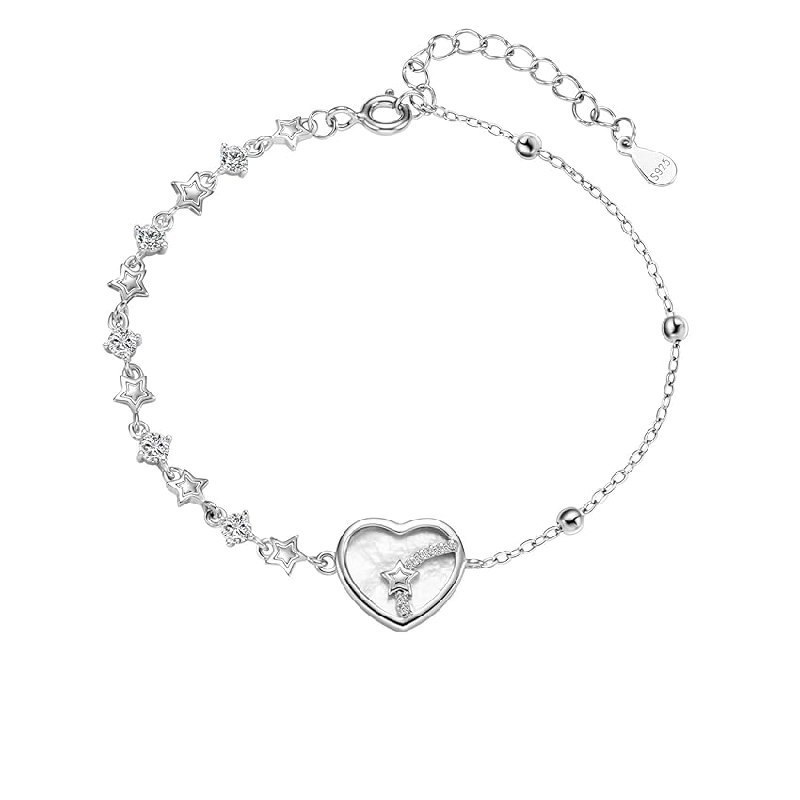 Braccialetto a cuore in argento: fino al 50% di sconto Deal
