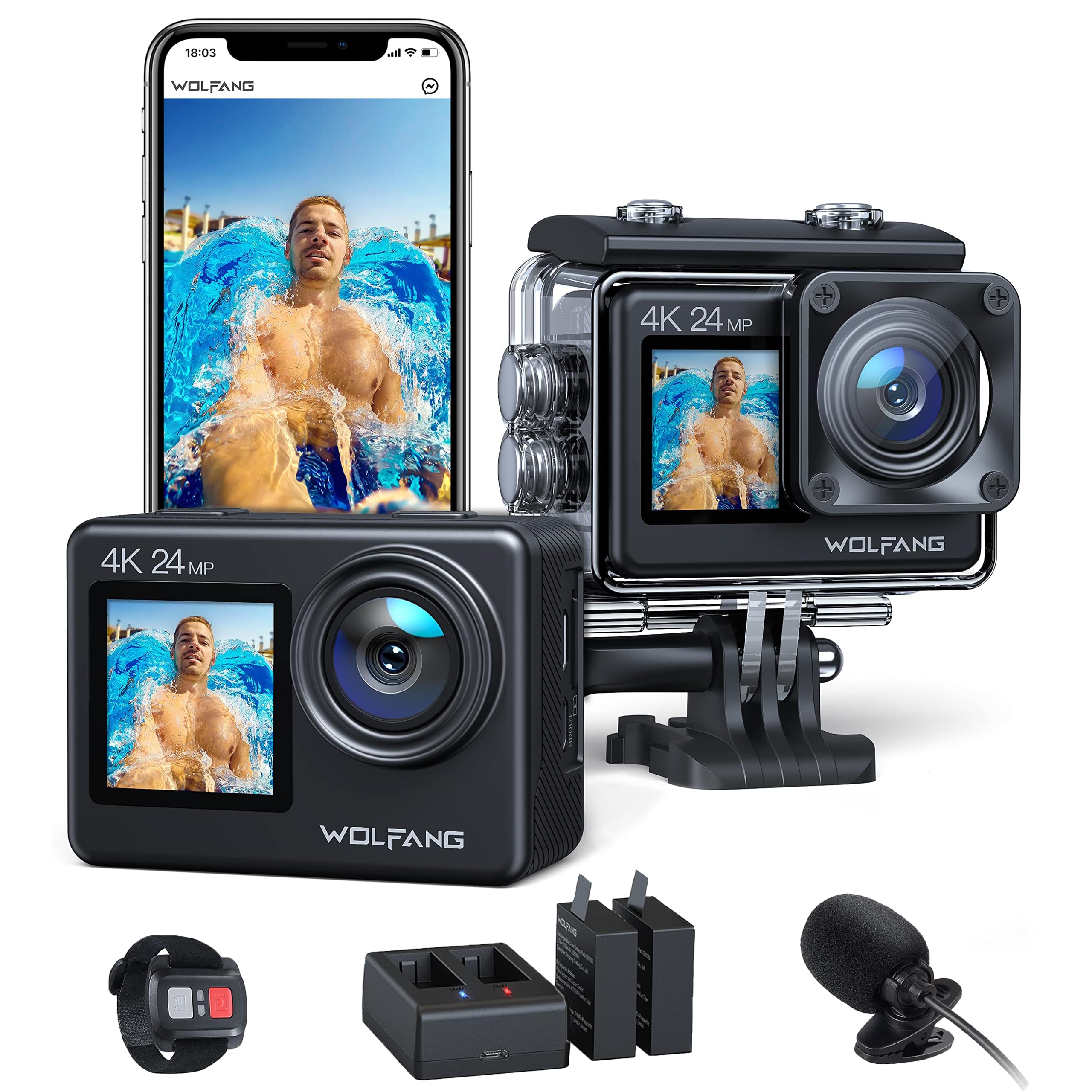 WOLFANG Action Cam GA200 6% di sconto Deal