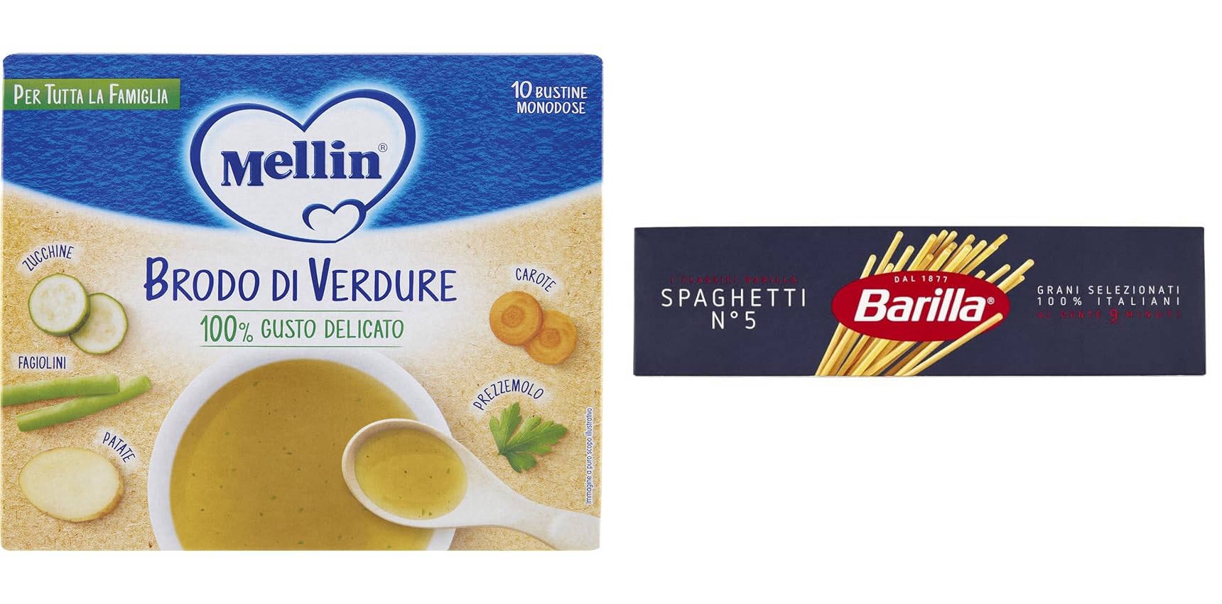 Mellin Brodo e Barilla Spaghetti fino al 40% Offerte