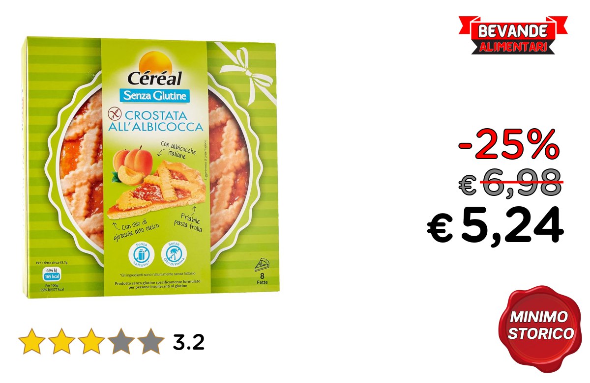 Céréal Crostata All’Albicocca fino al 25% di sconto Deal