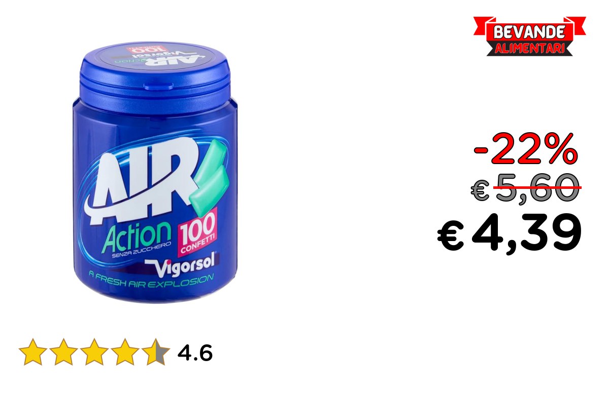 Vigorsol Air Action fino al 22% di sconto