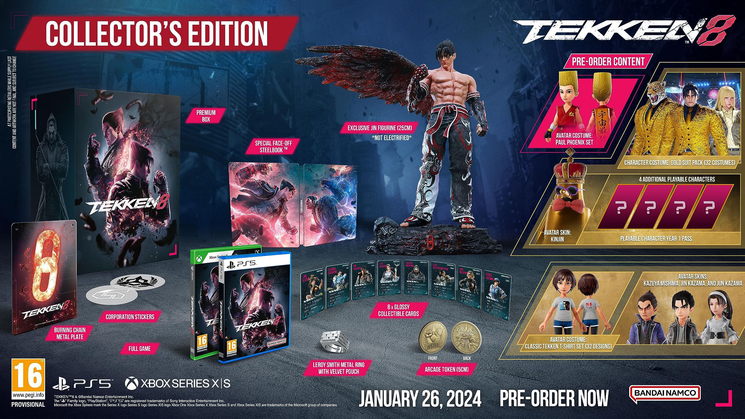 TEKKEN 8 COLLECTOR EDITION PS5: fino al 36% di sconto