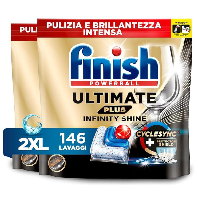 Finish Ultimate PLUS Lavastoviglie fino al 50% di Sconto